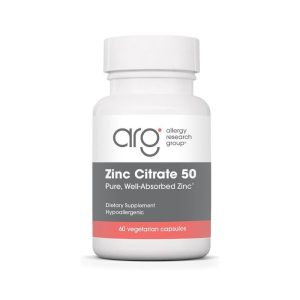Allergy Research Group Suplemento de Citrato de Zinc